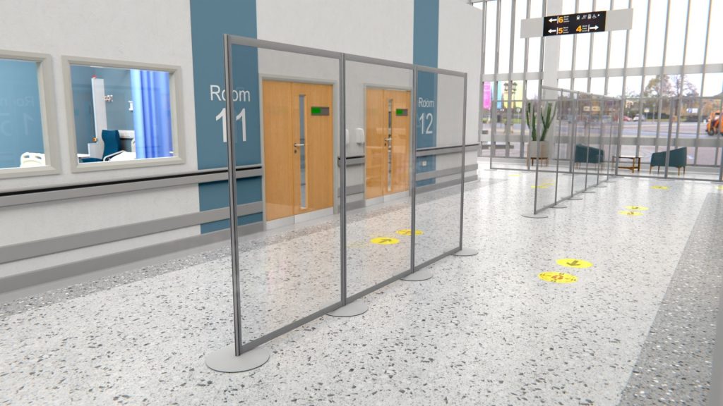 Modular Acrylic Social Distancing Screens