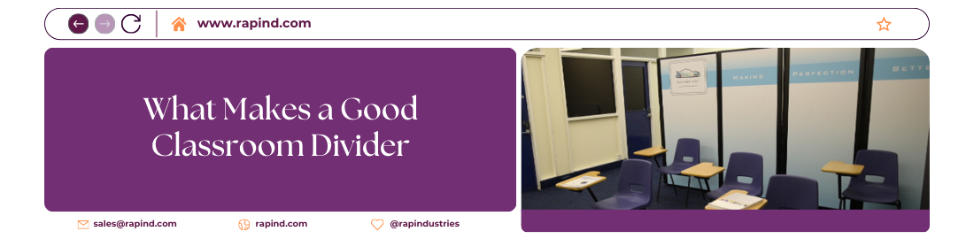 What Makes a Good Classroom Divider