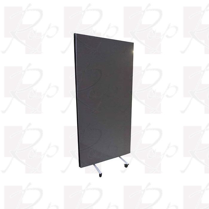 portable acoustic room divider on wheels