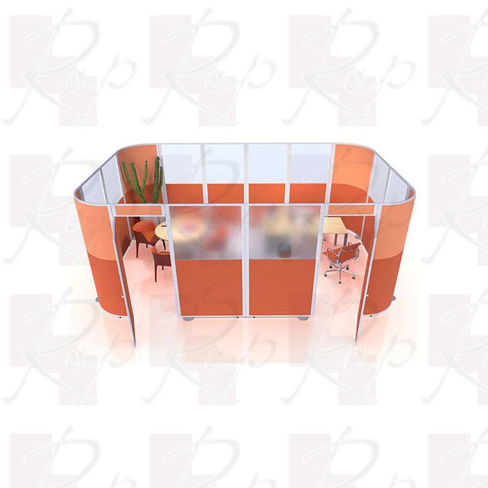 Elegance Acoustic Office Pod, large office or meeting space with 2 doors