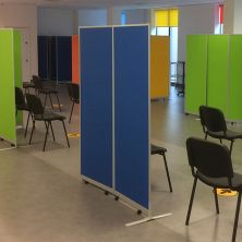 2 panel anti-bacterial room dividers