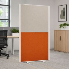 2 part acoustic office screen.