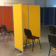 3 panel anti-bacterial room dividers