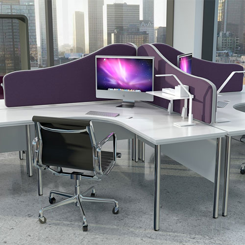 Omega Acoustic Desk Dividers