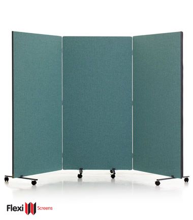 Flexi-Screen foldable room dividers which are portable and easy to fold. Made with 1m wide x 1800mm high panels.