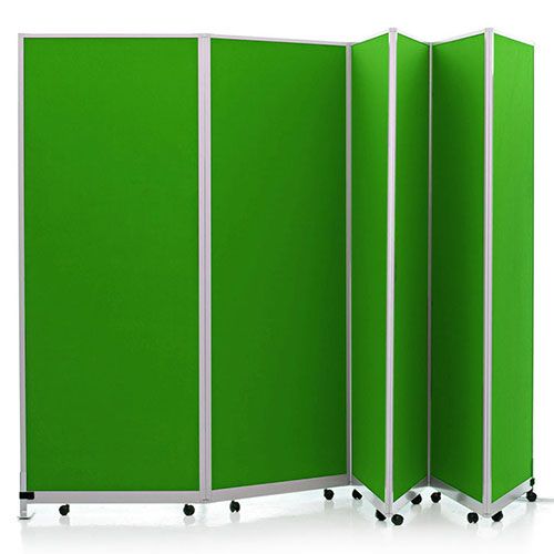 Loop nylon mobile screens in a emerald green fabric