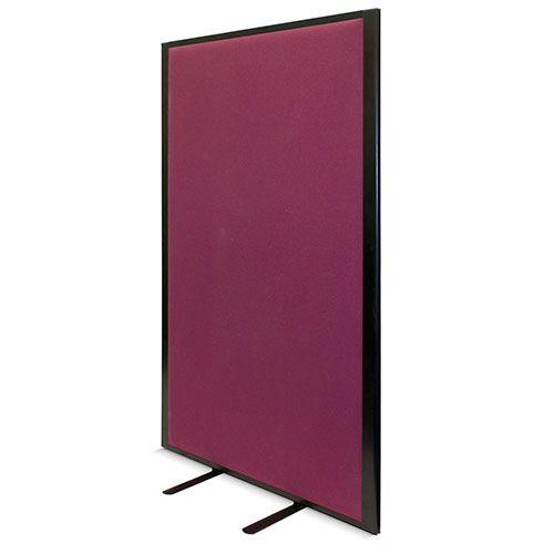 Morton Acoustic Free Standing Screens with black trip and wheel chair friendly stability feet