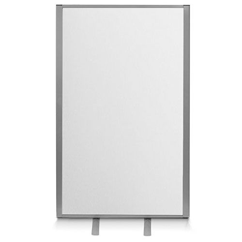 Morton drywipe laminate free standing screens at 1800mm high with stabilising feet