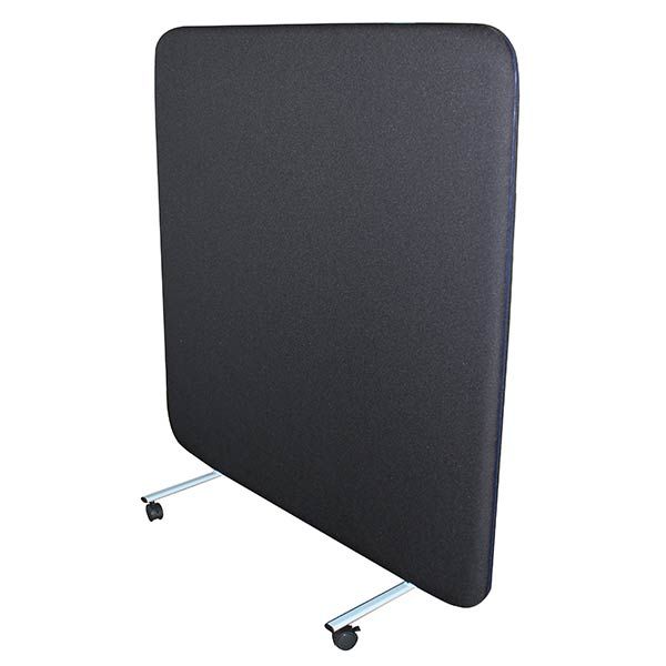Delta Acoustic Portable Office Dividers, supplied with castor feet as standard