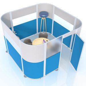 Concept 2 Part Acoustic office partitions 