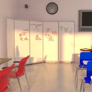 Easy Clean Classroom Partitions