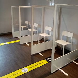 Perspex Screen with High-Pressure Laminate