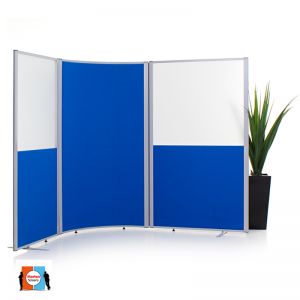 Morton Acoustic Curved Office Screens with 2 Morton Half Vision Screens