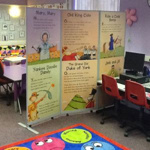 Printed Nursery Room Dividers