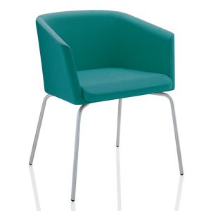 Toto Low Back Chair with 4-Leg Base