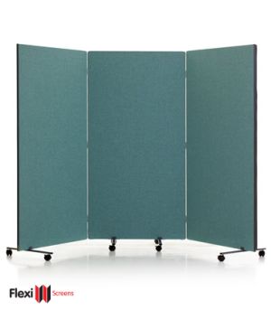 Flexi-Screen foldable room dividers which are portable and easy to fold. Made with 1m wide x 1800mm high panels.