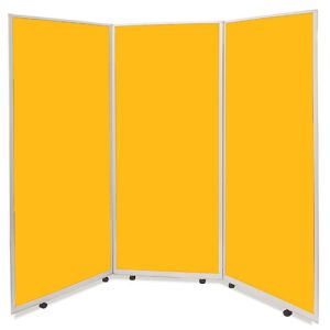 Mobi anti-bacterial mobile screens in yellow treated fabric