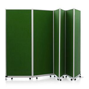 Mobi loop nylon mobile screens with a concertina design. Attach lightweight notices to the velcro-friendly fabric. 