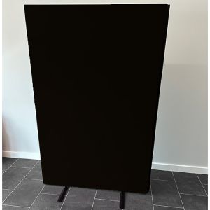 Xpress Office Partitions 1.8m High with black fabric