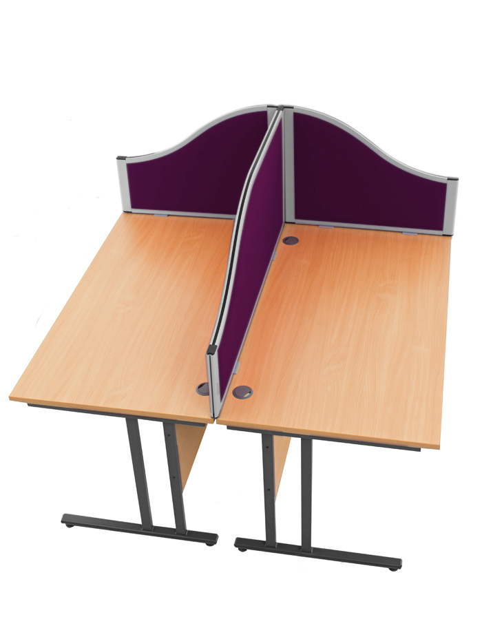 Wave Desktop Divider Screens Desktop Office Screen Desk Partitions