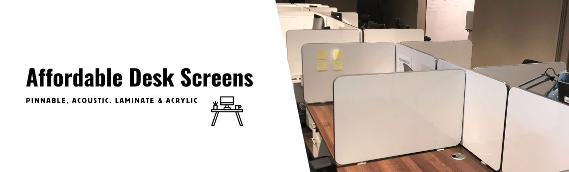 Affordable desk screens
