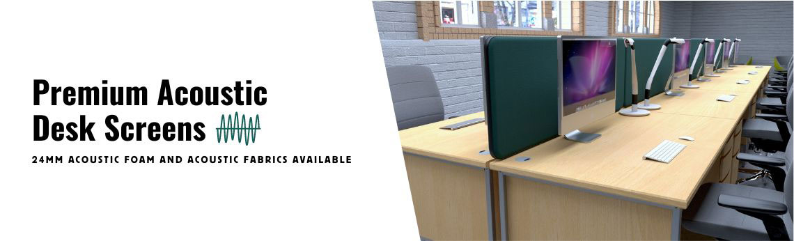 Premium acoustic desk dividers