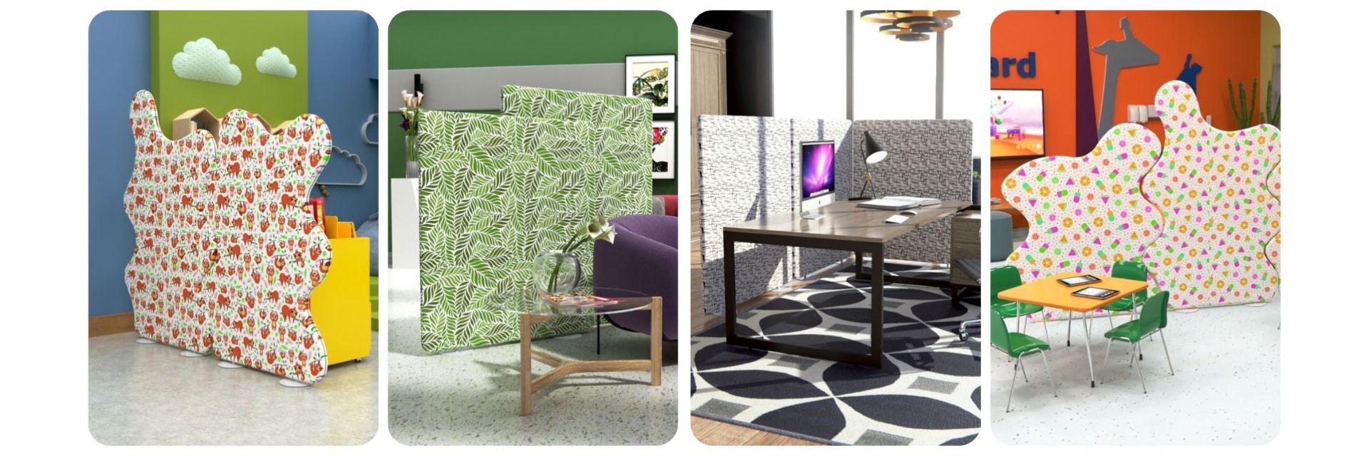 Delta Velvet Acoustic Office Screens