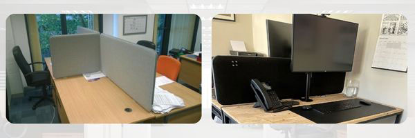 Acoustic Desktop Dividers