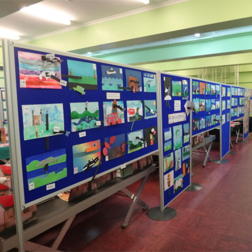 Folding Display Boards, all manufactured to order