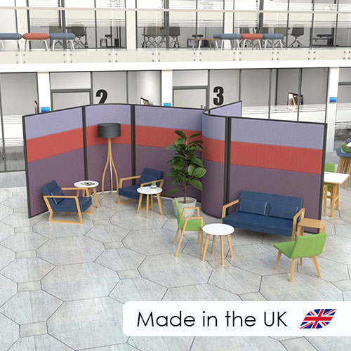 Concept Acoustic Office Screens, all manufactured to order