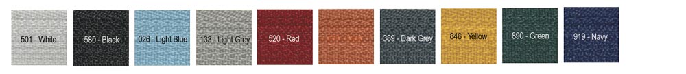 Hemm Seating Zip Colours