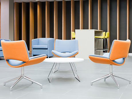 Chairs and Soft Seating available for both office work, breakout and reception areas