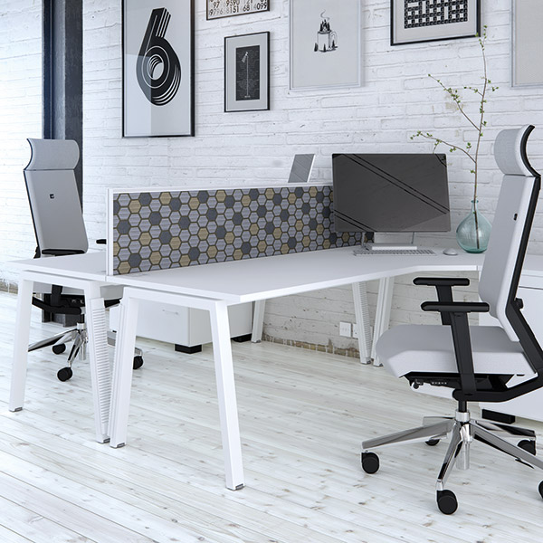 Rectangular desking solutions - Linnea