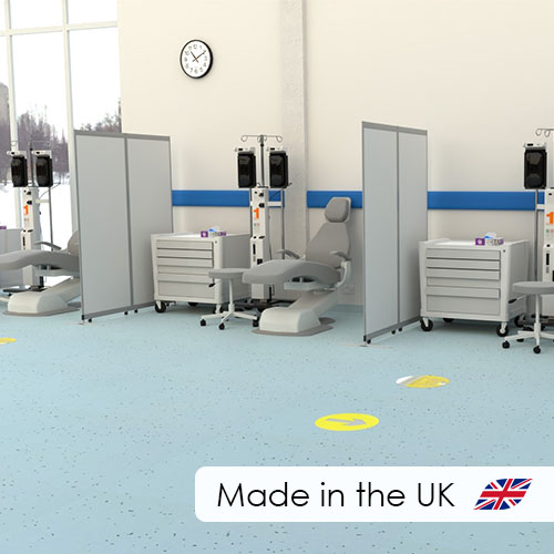 Medical. Antibacterial partitions ideal for any healthcare environment