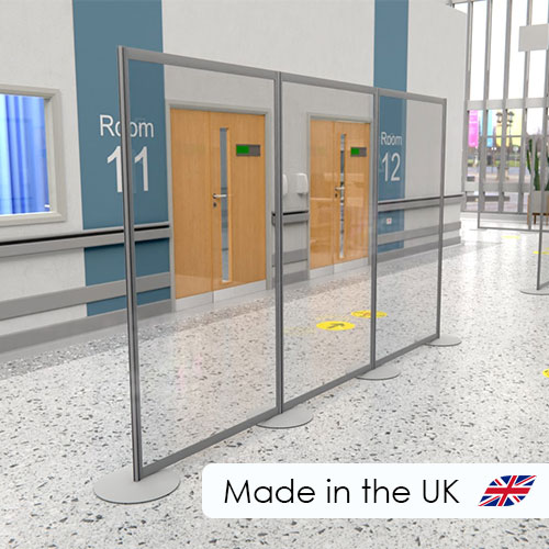 Acrylic and perspex in stock social distancing screens