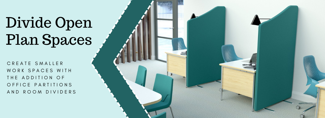 Room dividers for open plan spaces