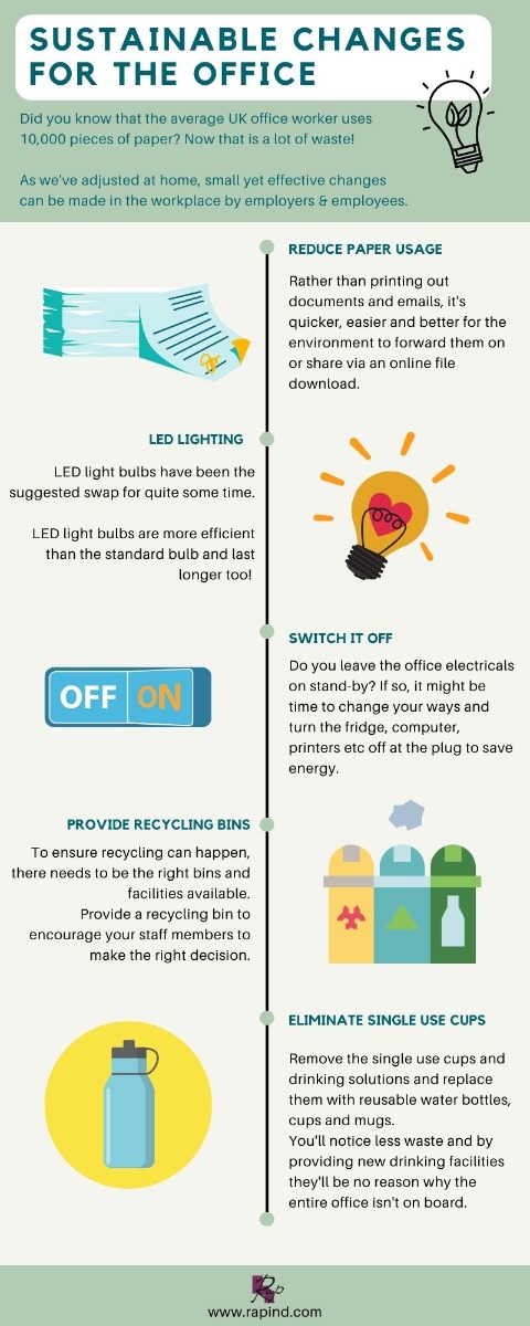 How to make sustainable and eco-friendly changes in the office