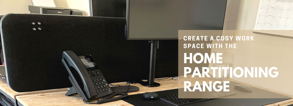 Desktop home office partitions