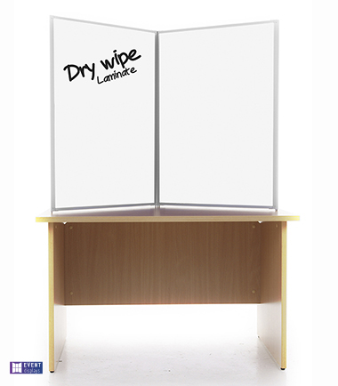Easy Clean Dry Wipe Table Top Display Boards from Rap Industries