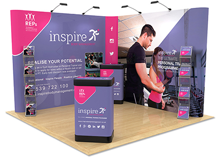 Exhibition Stand Design and Sizes from Rap Industries