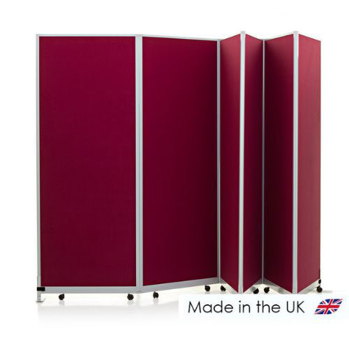 Portable Room Dividers with a concertina design